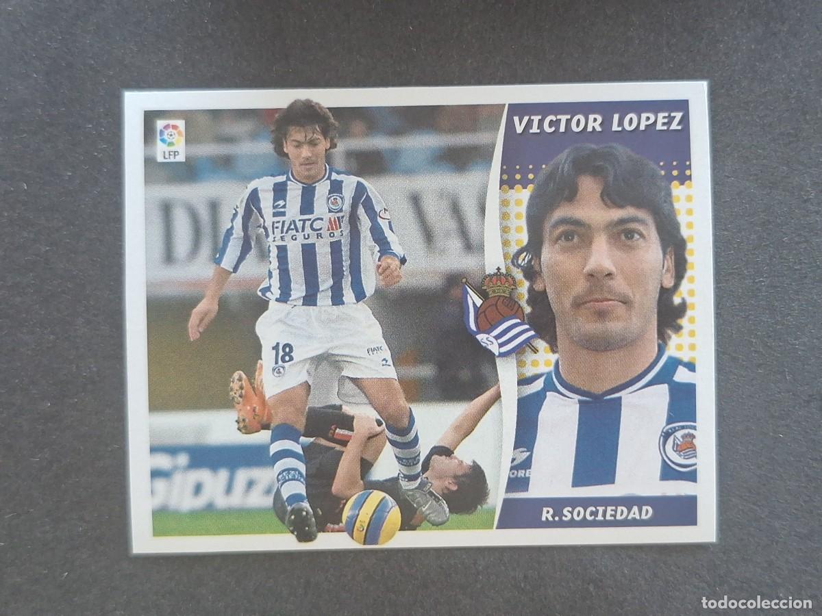 Cromos de f&uacute;tbol: L7 VICTOR LOPEZ REAL SOCIEDAD MERCADO INVIERNO LIGA ESTE 2006 2007 06 07 NUNCA PEGADO SIN PEGAR