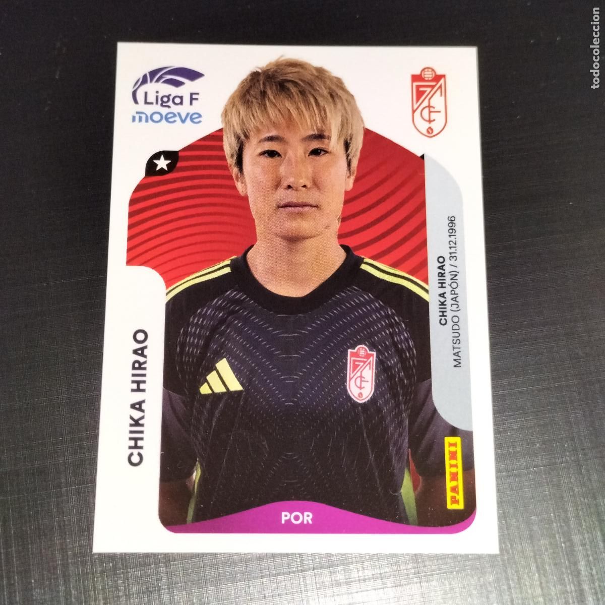 Fu&szlig;ball-Sticker: 204 CHIKA HIRAO GRANADA CROMOS LIGA F MOEVE FEMENINA PANINI 2025 2026 25 26