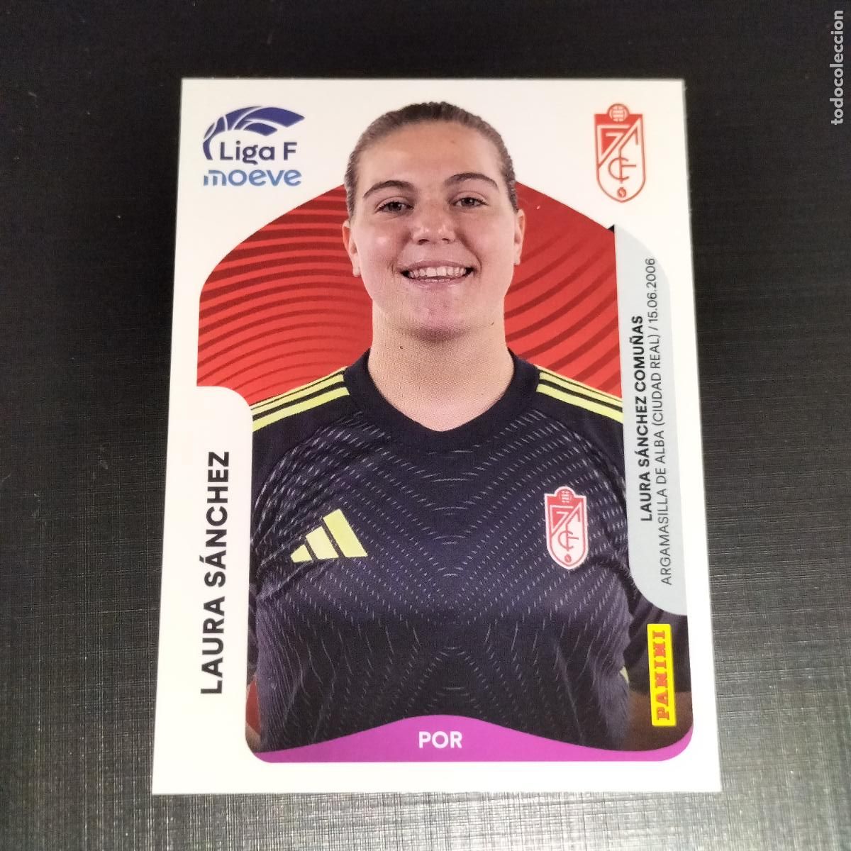 Football Stickers: 205 LAURA SANCHEZ GRANADA CROMOS LIGA F MOEVE FEMENINA PANINI 2025 2026 25 26