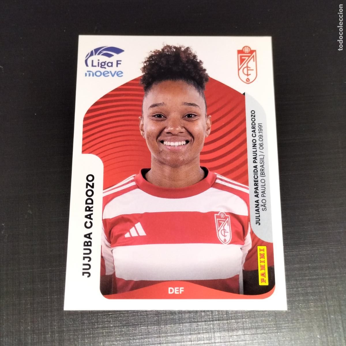 Football Stickers: 208 JUJUBA CARDOZO GRANADA CROMOS LIGA F MOEVE FEMENINA PANINI 2025 2026 25 26