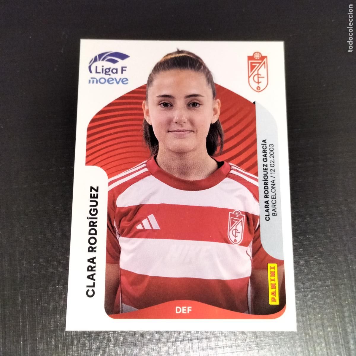Football Stickers: 210 A CLARA RODRIGUEZ GRANADA CROMOS LIGA F MOEVE FEMENINA PANINI 2025 2026 25 26