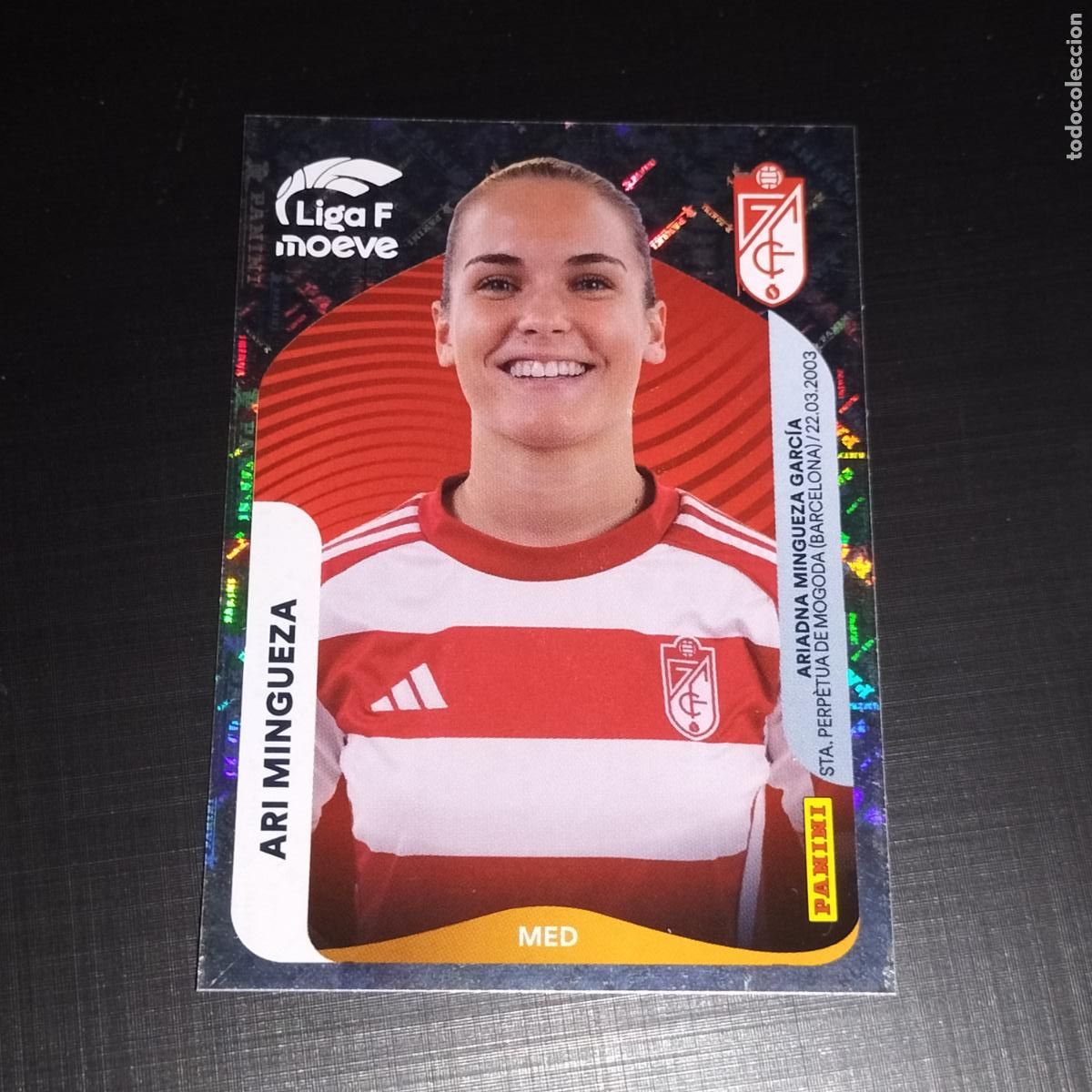 Football Stickers: 212 ARI MINGUEZA GRANADA CROMOS LIGA F MOEVE FEMENINA PANINI 2025 2026 25 26