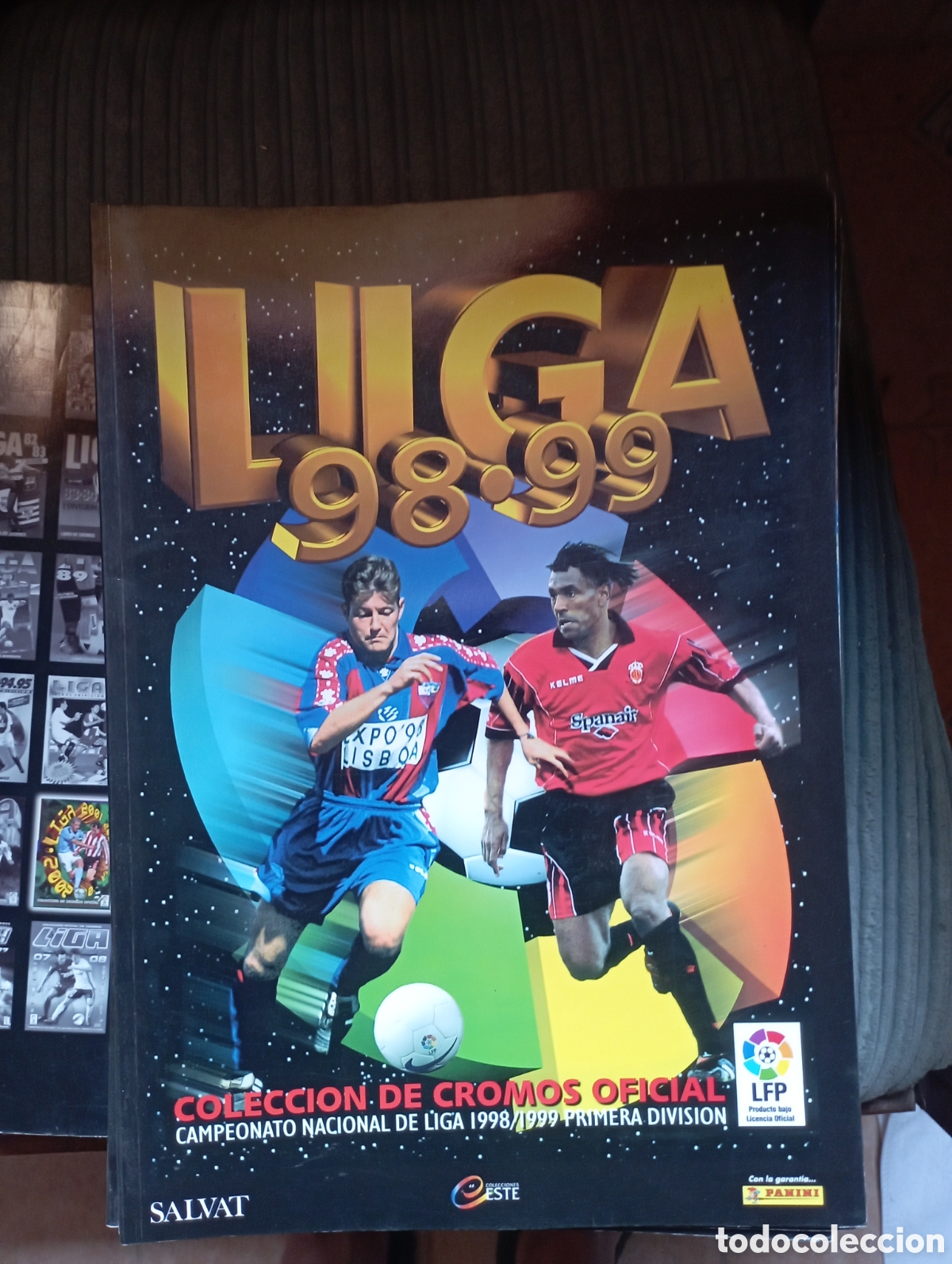 Cromos de f&uacute;tbol: &Aacute;lbum facsimil Ed Este. Cromos inolvidables Ed Salvat temporada 1998/99