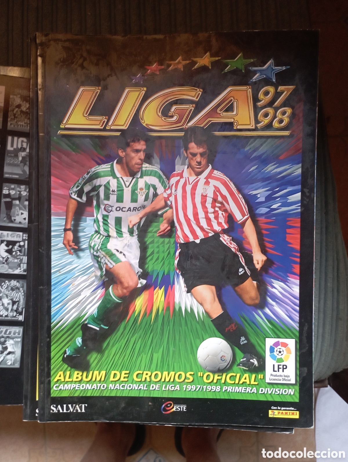 Cromos de f&uacute;tbol: &Aacute;lbum facsimil Ed Este. Cromos inolvidables Ed Salvat temporada 1997/98