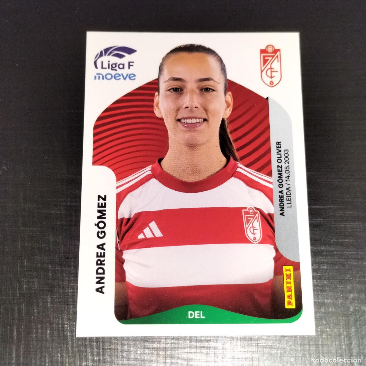 Cartes &agrave; collectionner de Football: 220 ANDREA GOMEZ GRANADA CROMOS LIGA F MOEVE FEMENINA PANINI 2025 2026 25 26
