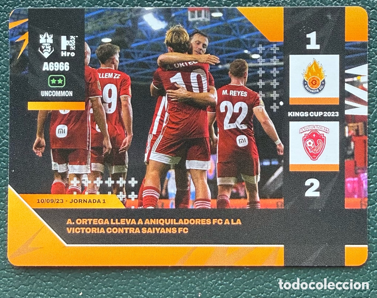 Cartes &agrave; collectionner de Football: A6966 ALEJANDRO ORTEGA ANIQUILADORES FC MOMENTOS CLAVE FICHA ALBUM KINGS LEAGUE INFOJOBS 2024 KOLEX