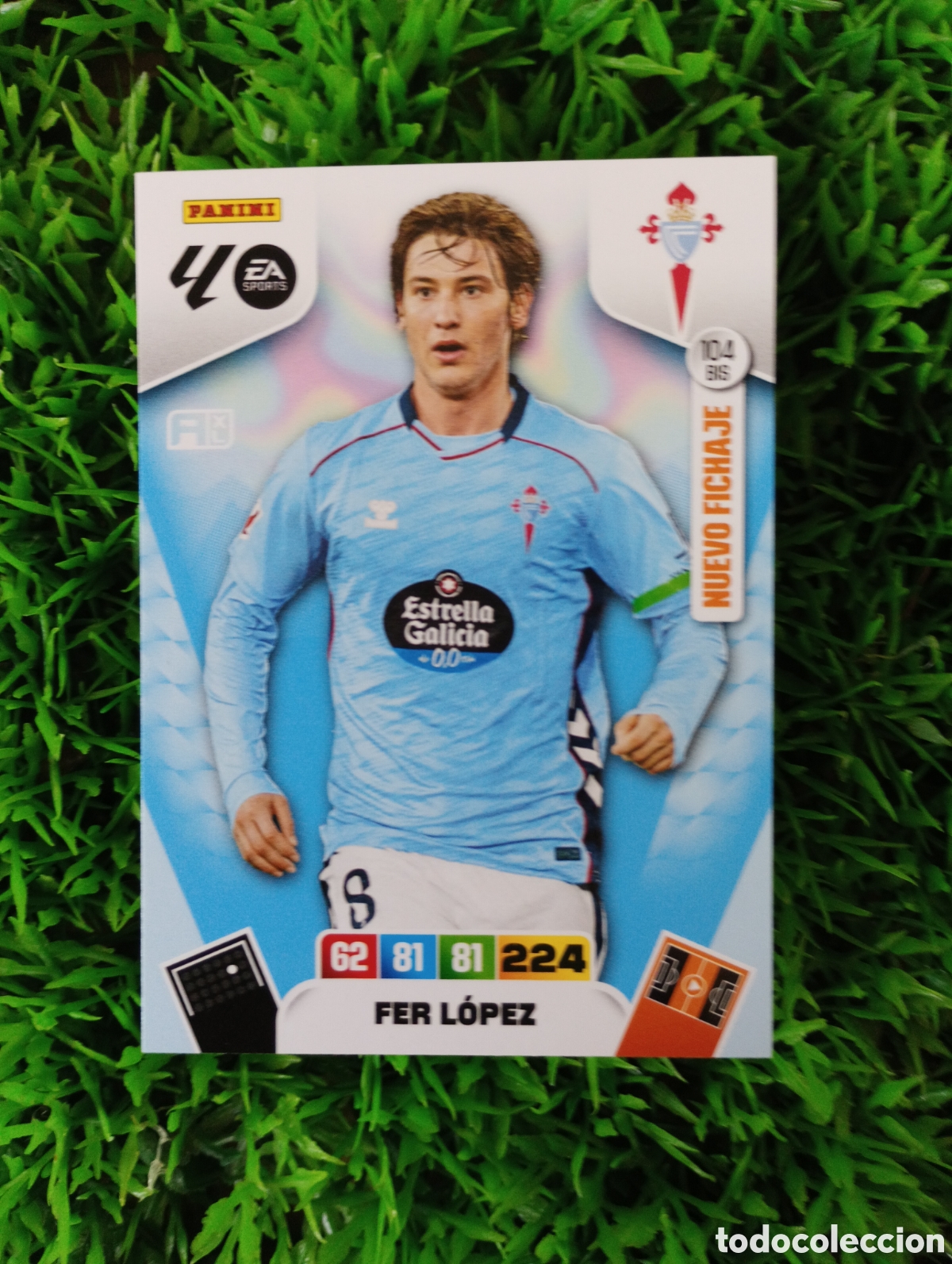 Cromos de f&uacute;tbol: Fer Lopez Celta De Vigo FICHAJE Adrenalyn 25-26 # 104 BIS