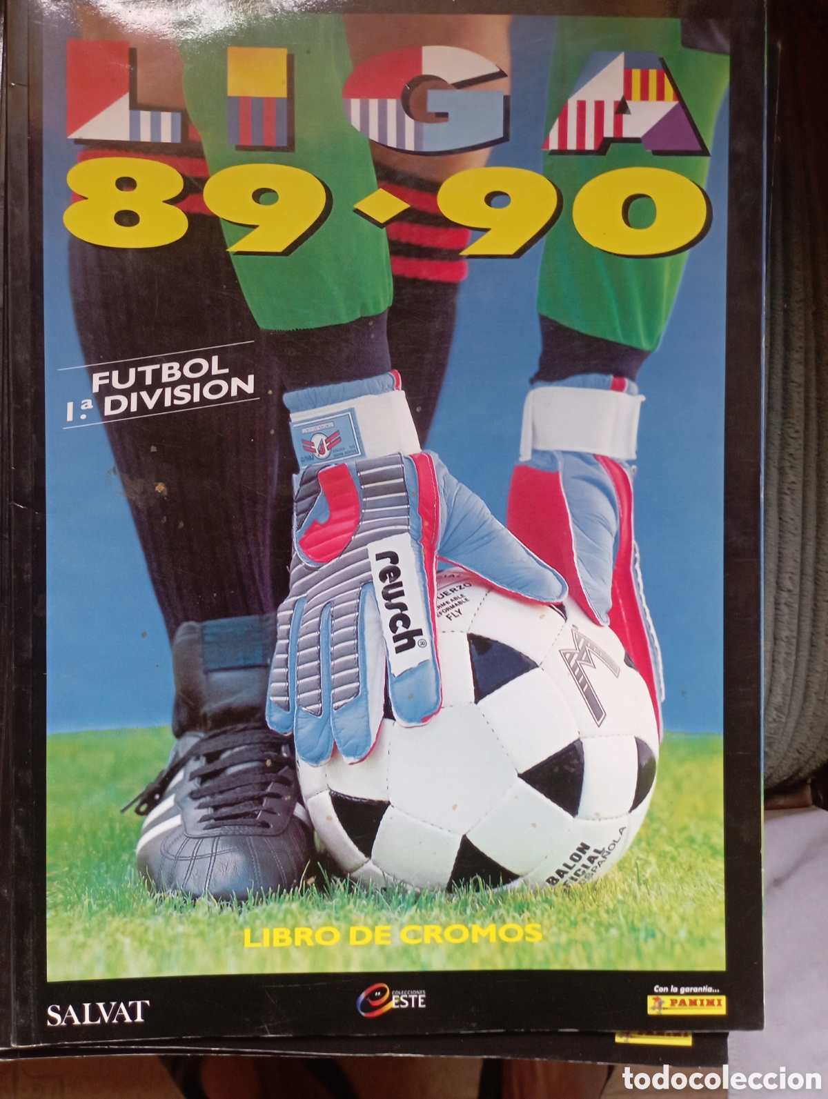 Cromos de f&uacute;tbol: &Aacute;lbum facsimil Ed Este. Cromos inolvidables Ed Salvat temporada 1989/90