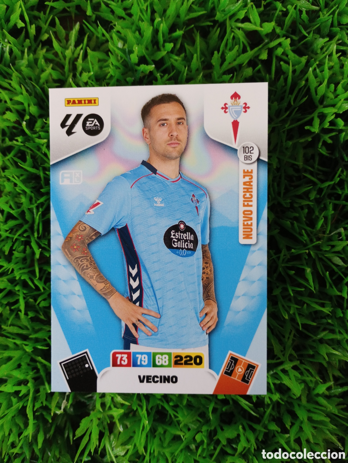 Cromos de f&uacute;tbol: Vecino Celta De Vigo FICHAJE Adrenalyn 25-26 # 102 BIS