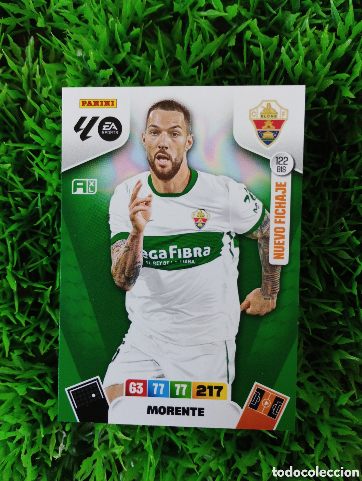 Figurine di Calcio: Morente Elche FICHAJE Adrenalyn 25-26 # 122 BIS