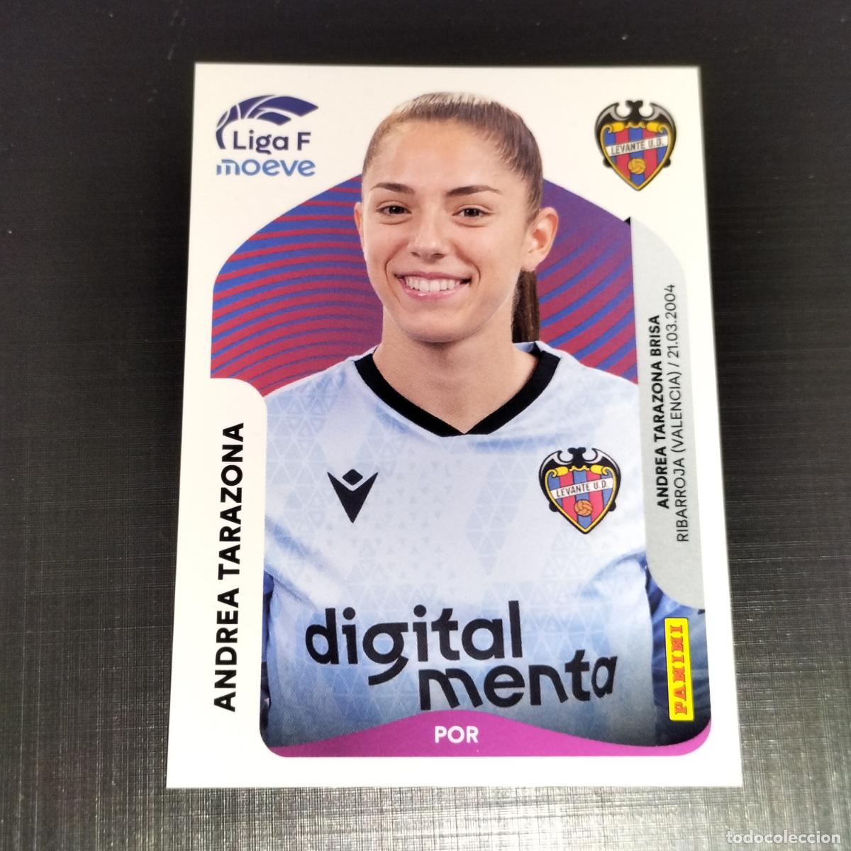 Cromos de f&uacute;tbol: 225 ANDREA TARAZONA LEVANTE CROMOS LIGA F MOEVE FEMENINA PANINI 2025 2026 25 26