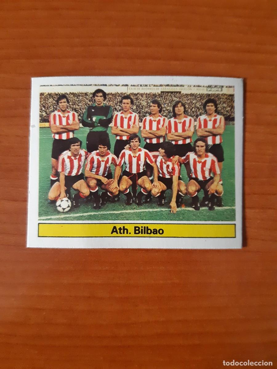 Cromos de f&uacute;tbol: Alineaci&oacute;n Athletic Bilbao Liga 81-82 ESTE. Nunca pegado, sin pegar