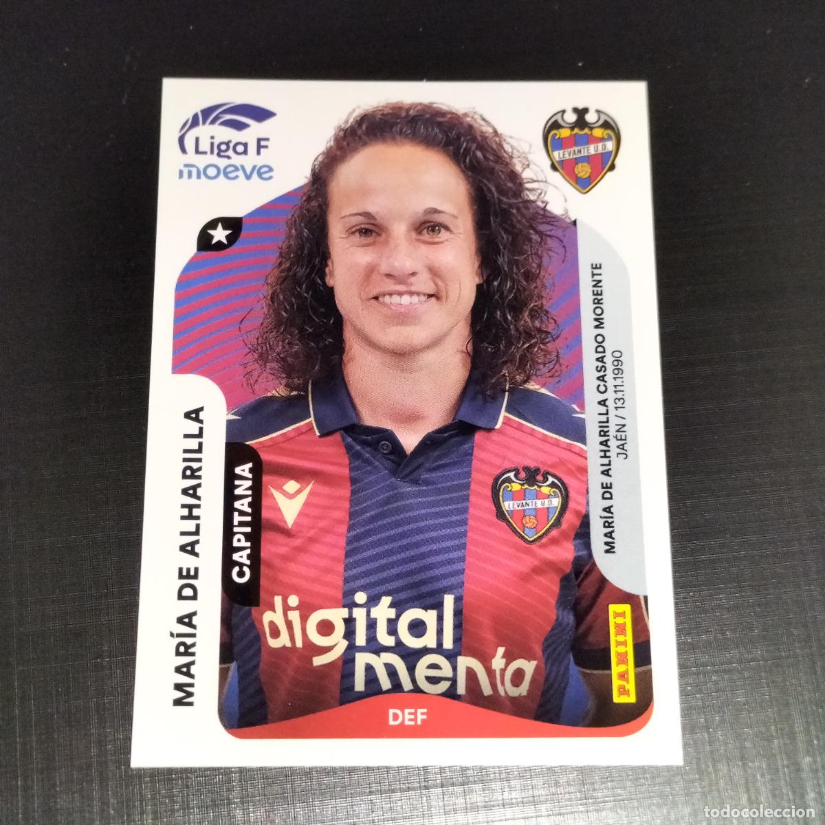 Cromos de f&uacute;tbol: 226 MARIA DE ALHARILLA LEVANTE CROMOS LIGA F MOEVE FEMENINA PANINI 2025 2026 25 26