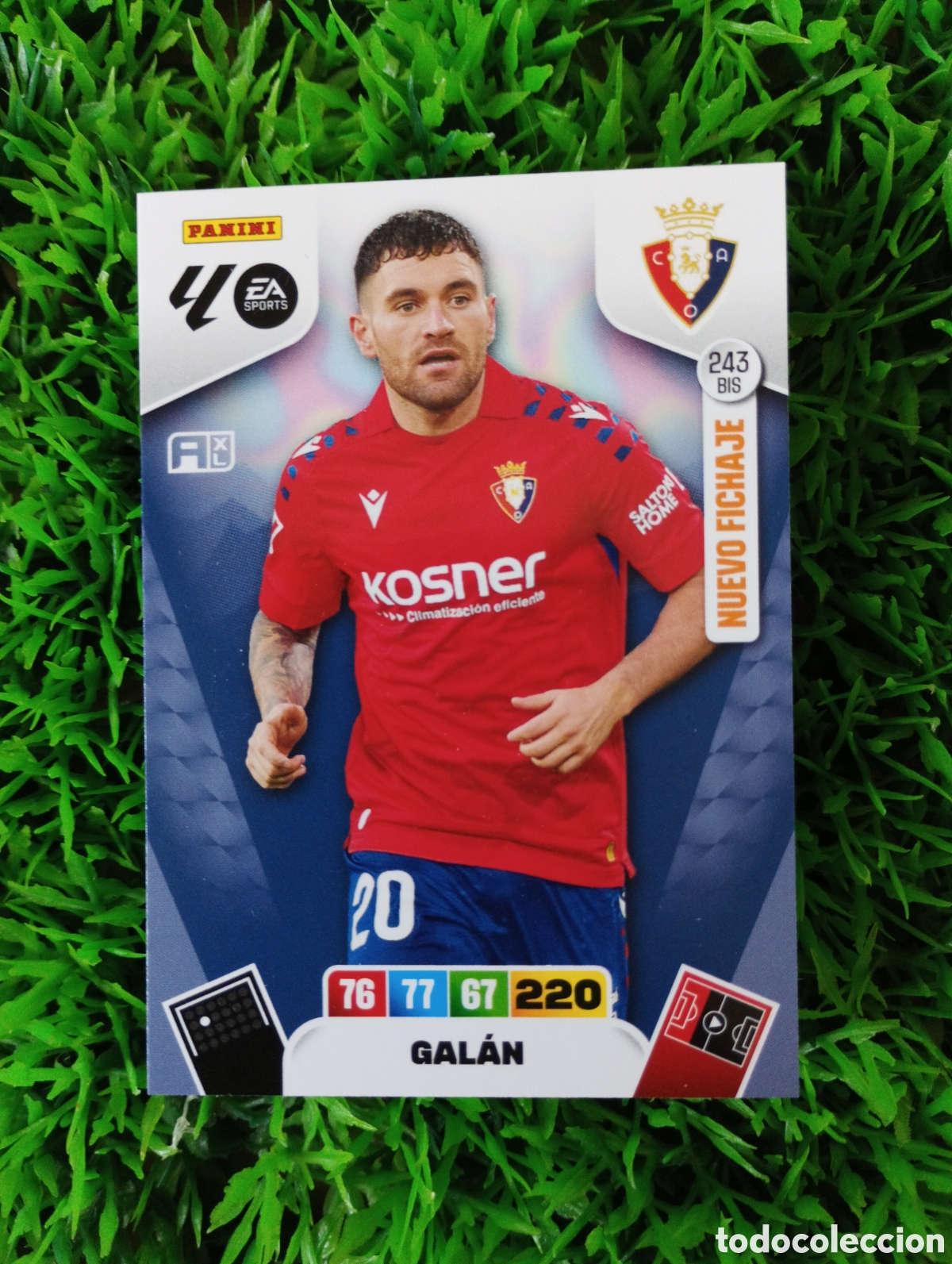 Fu&szlig;ball-Sticker: Galan Osasuna FICHAJE Adrenalyn 25-26 # 243 BIS