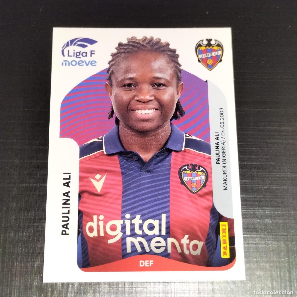 Cromos de f&uacute;tbol: 228 A PAULINA ALI LEVANTE CROMOS LIGA F MOEVE FEMENINA PANINI 2025 2026 25 26