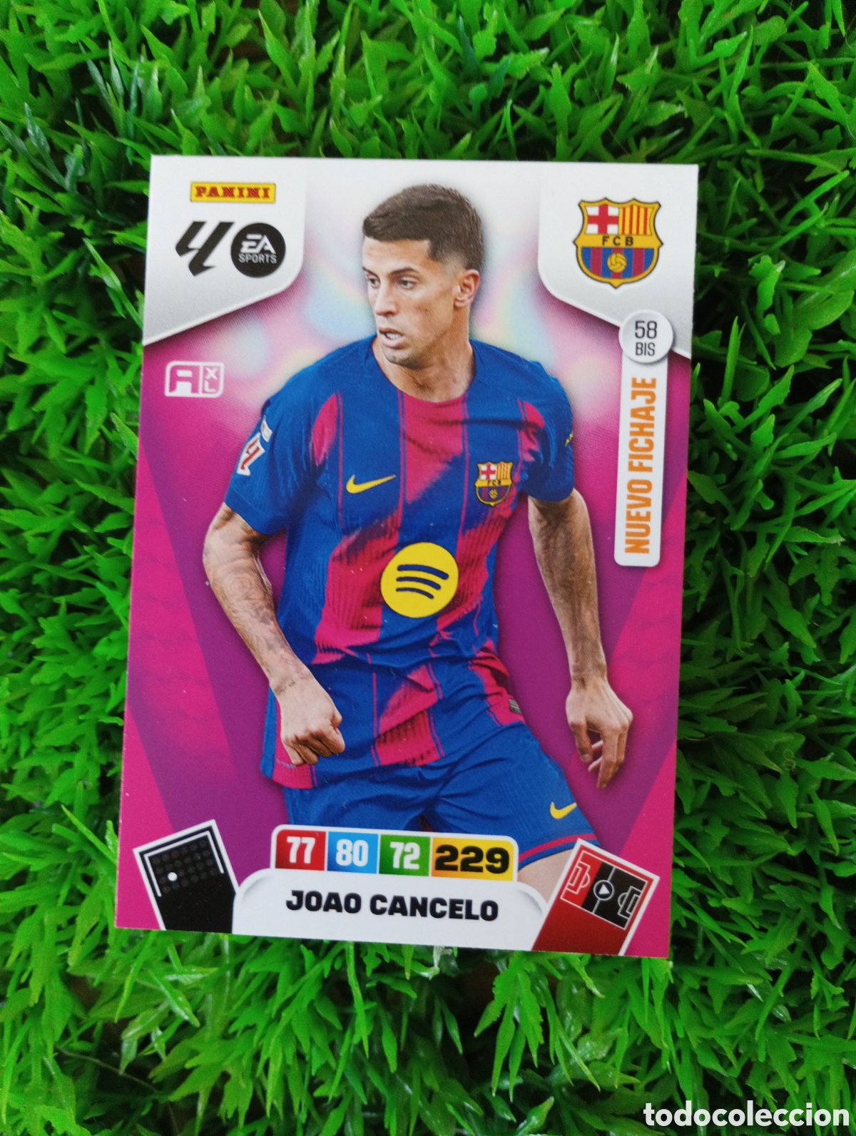 Figurine di Calcio: Joao Cancelo Barcelona FICHAJE Adrenalyn 25-26 # 58 BIS