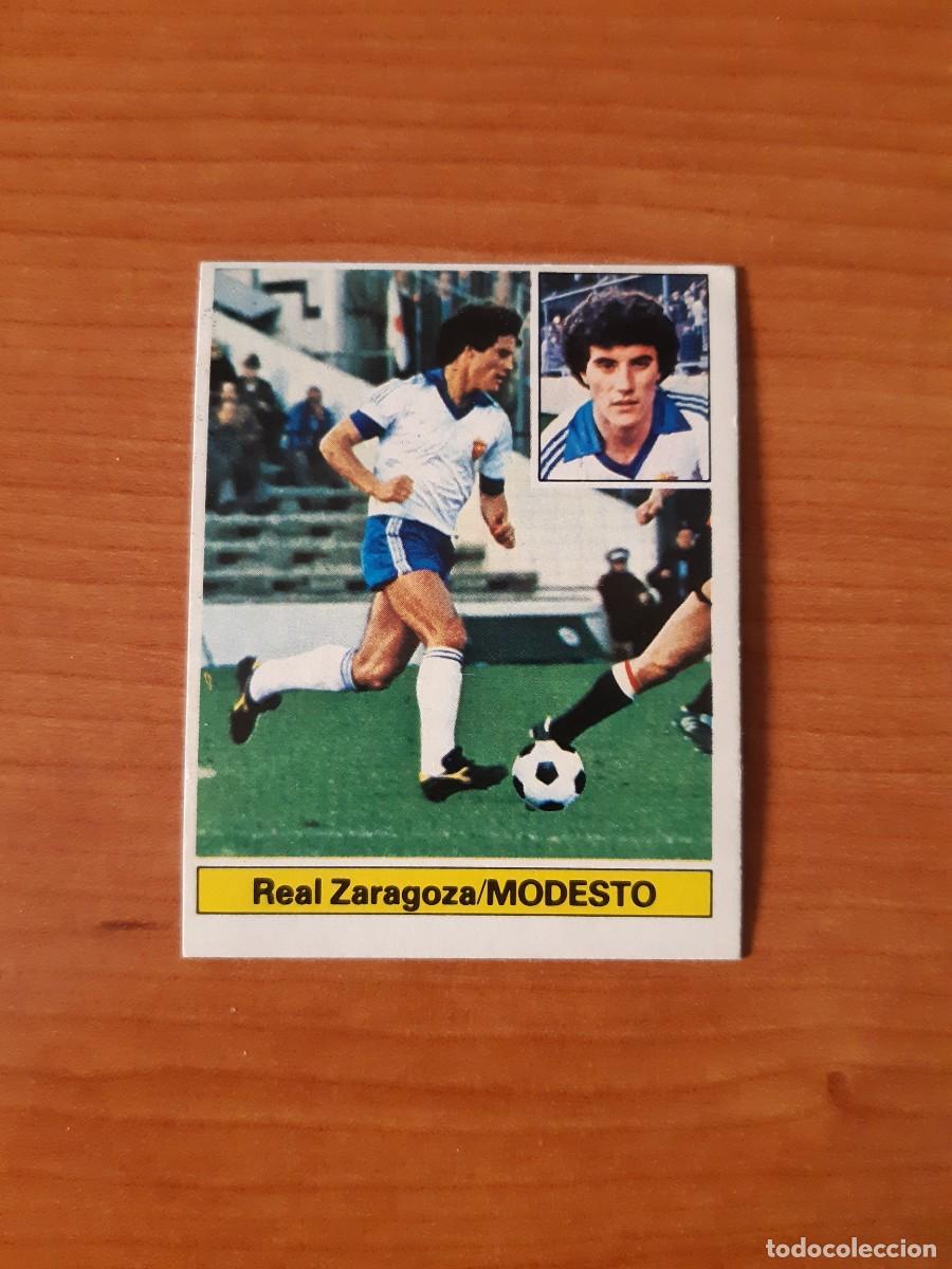 Cromos de f&uacute;tbol: Modesto (Zaragoza) Liga 81-82 ESTE. Nunca pegado, sin pegar