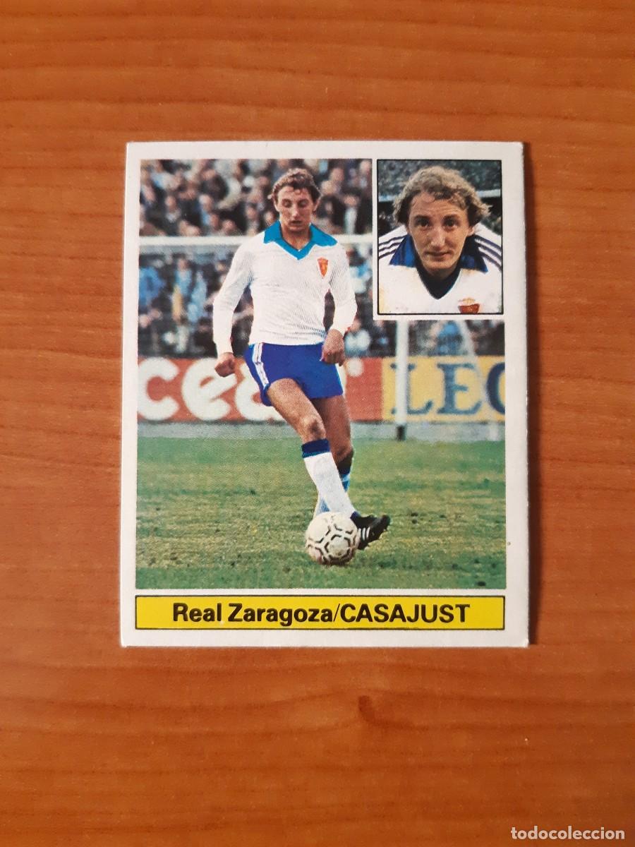 Cromos de f&uacute;tbol: Casajust (Zaragoza) Liga 81-82 ESTE. Nunca pegado, sin pegar
