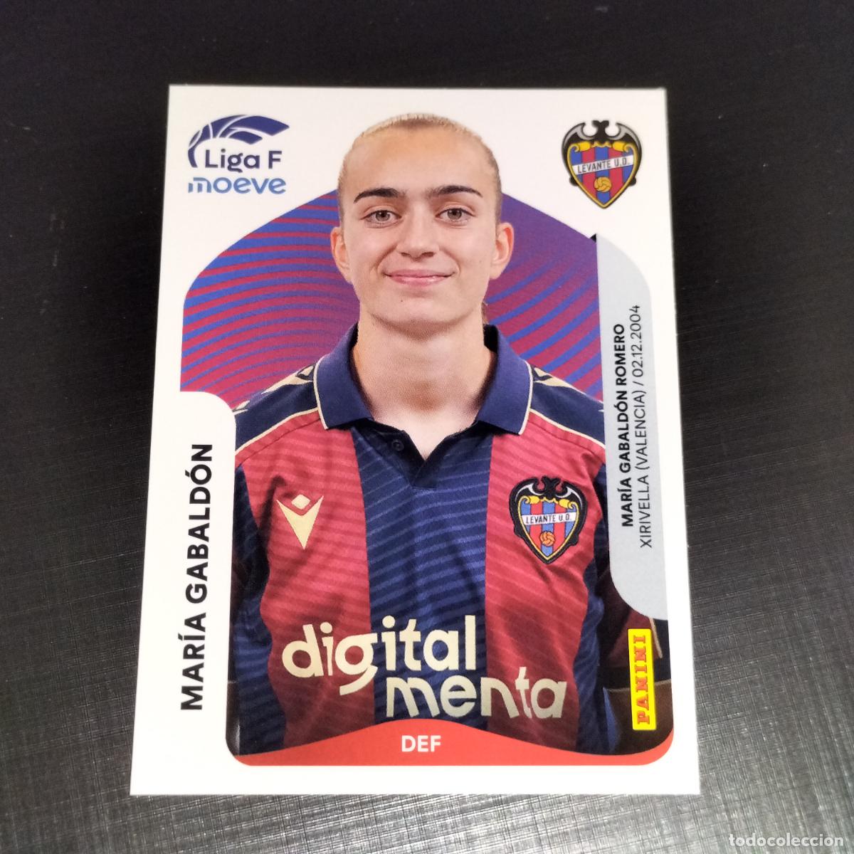 Cromos de f&uacute;tbol: 231 MARIA GABALDON LEVANTE CROMOS LIGA F MOEVE FEMENINA PANINI 2025 2026 25 26