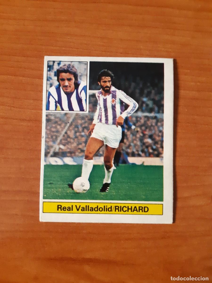 Cromos de f&uacute;tbol: Richard (Valladolid) Liga 81-82 ESTE. Nunca pegado, sin pegar