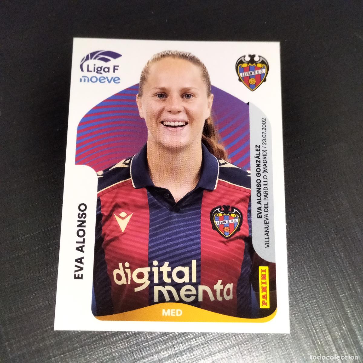 Cromos de f&uacute;tbol: 233 EVA ALONSO LEVANTE CROMOS LIGA F MOEVE FEMENINA PANINI 2025 2026 25 26