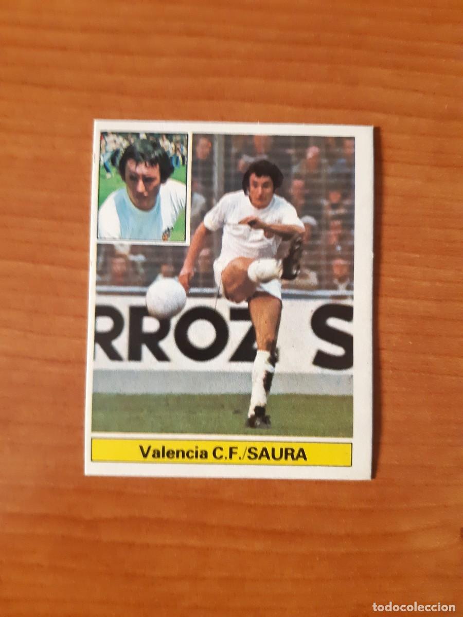 Cromos de f&uacute;tbol: Saura (Valencia) Liga 81-82 ESTE. Nunca pegado, sin pegar