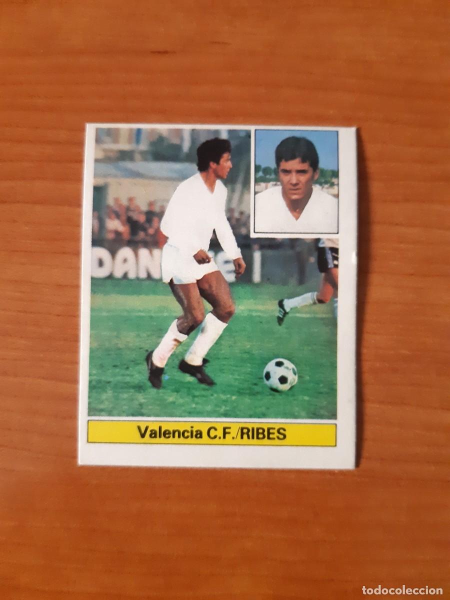 Fu&szlig;ball-Sticker: Ribes (Valencia) Liga 81-82 ESTE. Nunca pegado, sin pegar