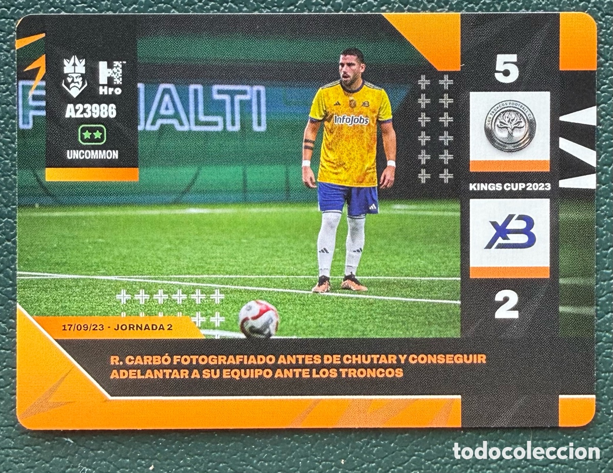 Cartes &agrave; collectionner de Football: A23986 ROGER CARBO XBUYER TEAM MOMENTOS CLAVE FICHA ALBUM KINGS LEAGUE INFOJOBS 2024 KOLEX