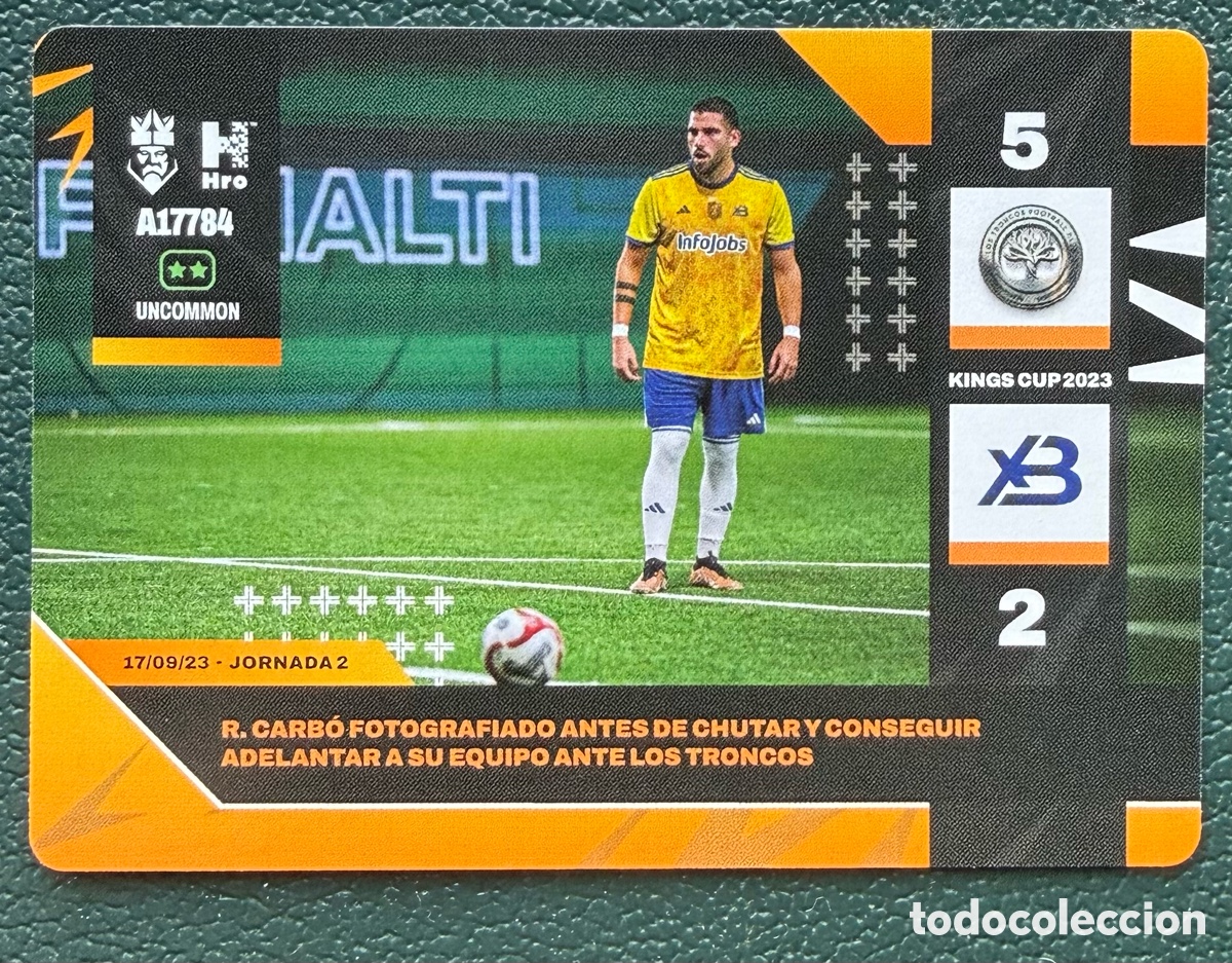 Cartes &agrave; collectionner de Football: A17784 ROGER CARBO XBUYER TEAM MOMENTOS CLAVE FICHA ALBUM KINGS LEAGUE INFOJOBS 2024 KOLEX