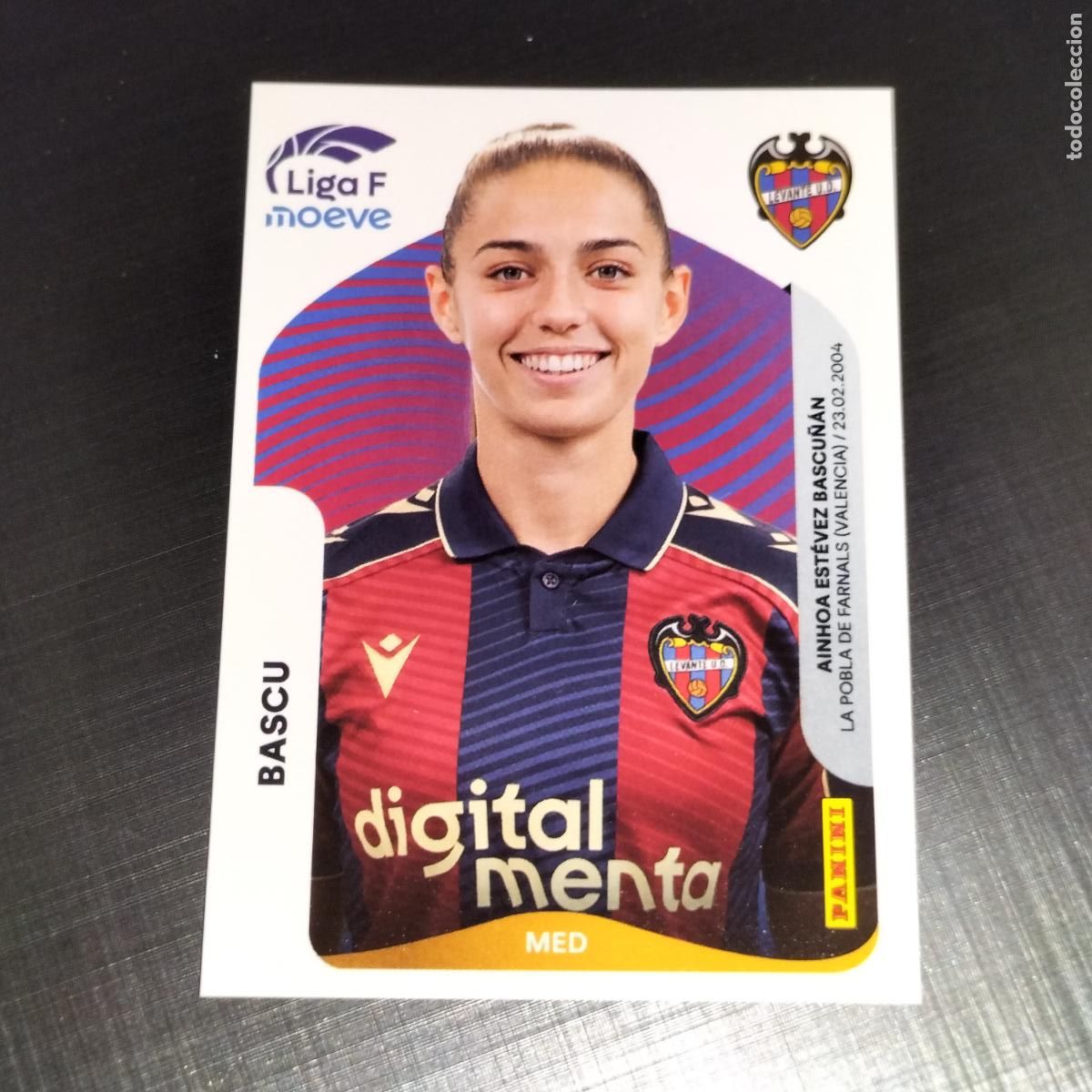 Cromos de f&uacute;tbol: 235 B BASCU LEVANTE CROMOS LIGA F MOEVE FEMENINA PANINI 2025 2026 25 26