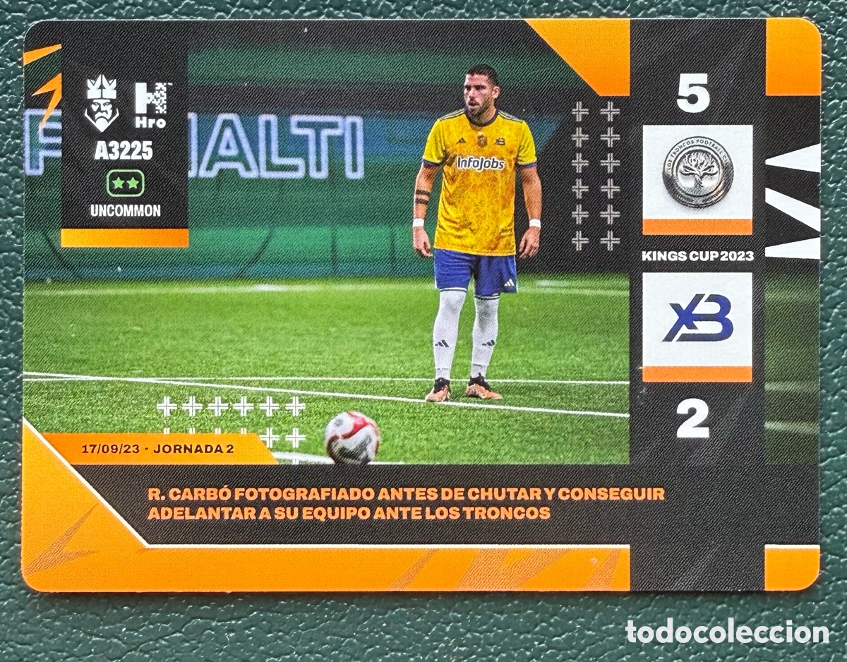 Cromos de Futebol: A3225 ROGER CARBO XBUYER TEAM MOMENTOS CLAVE FICHA ALBUM KINGS LEAGUE INFOJOBS 2024 KOLEX