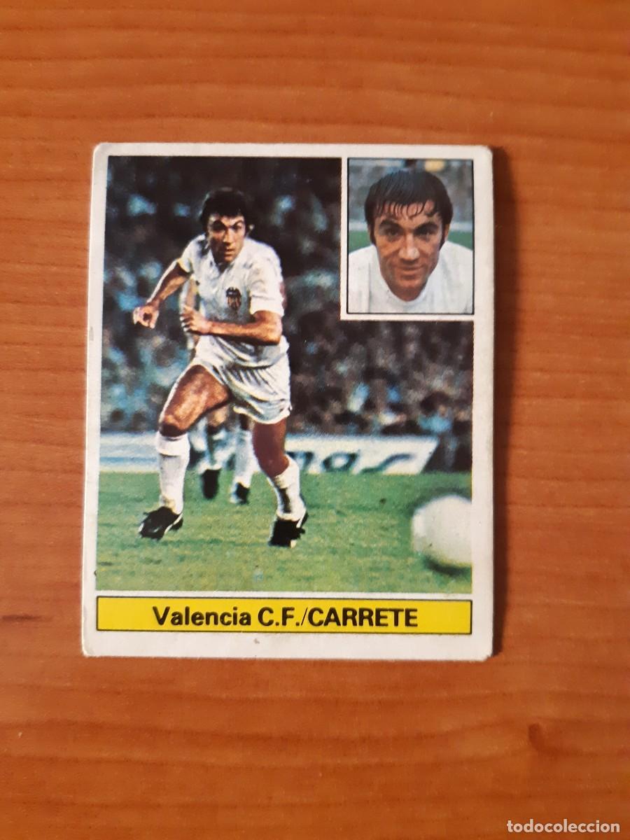 Cromos de f&uacute;tbol: Carrete (Valencia) Liga 81-82 ESTE. Nunca pegado, sin pegar