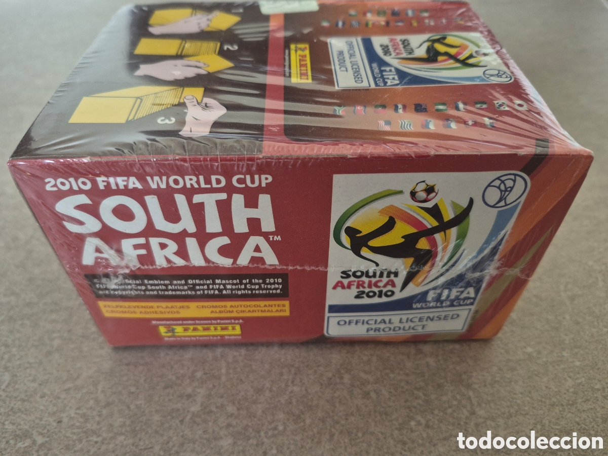 Cromos de Futebol: Caja Sellada Panini Mundial Sud&aacute;frica 2010 &ndash; Edici&oacute;n Internacional &ndash; 100 Sobres