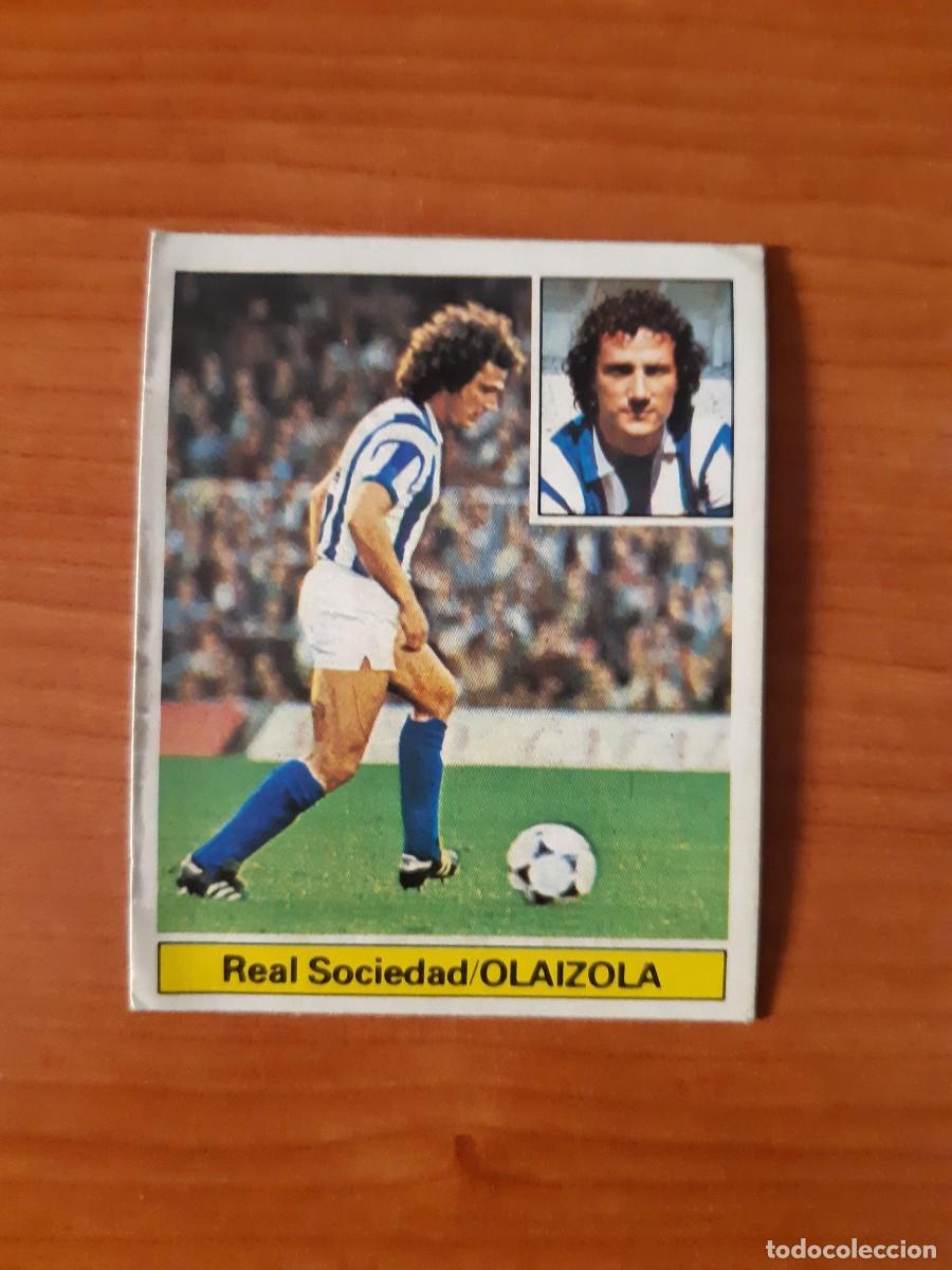 Football Stickers: Olaizola (Real Sociedad) Liga 81-82 ESTE. Nunca pegado, sin pegar