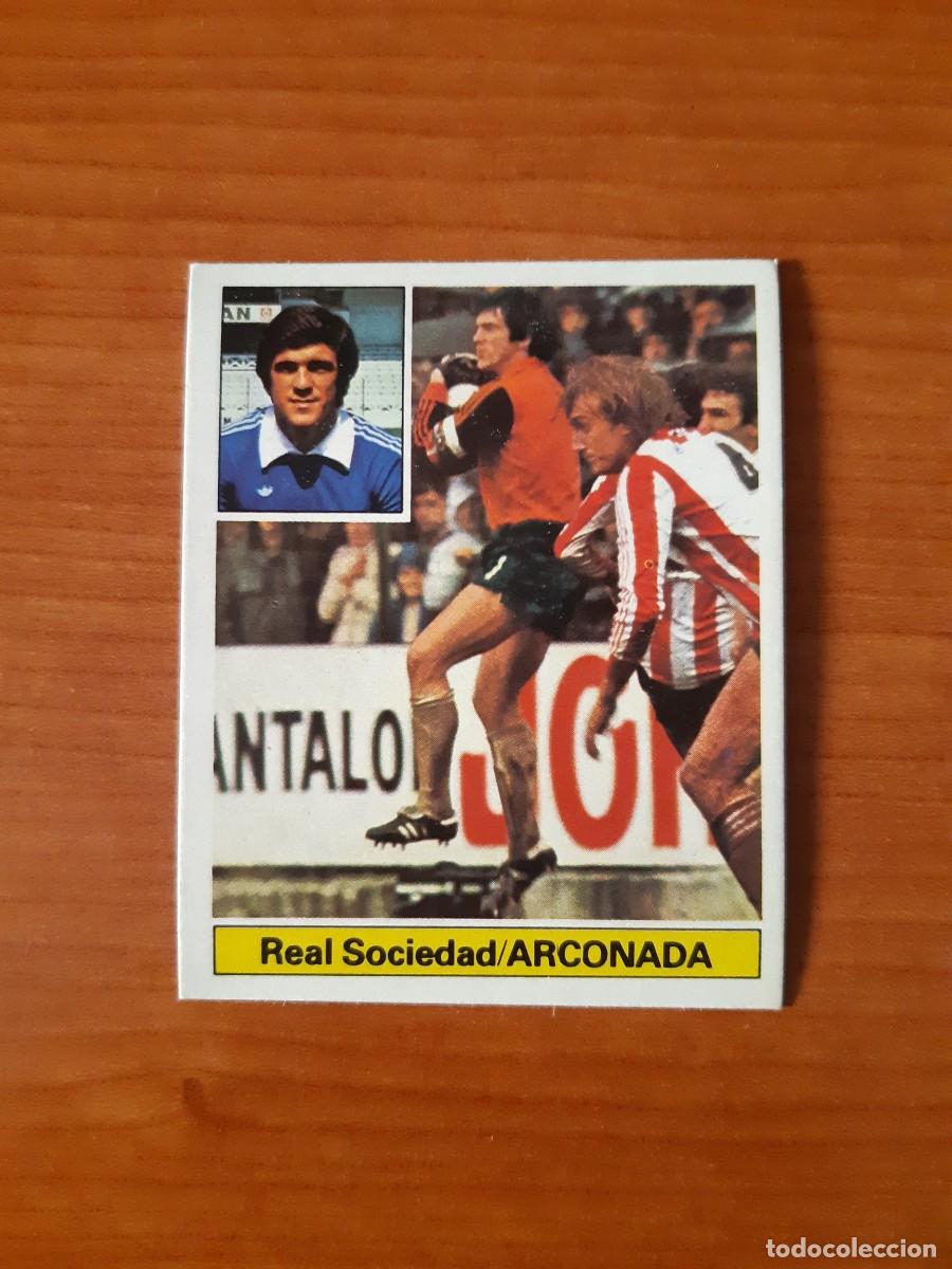 Cromos de f&uacute;tbol: Arconada (Real Sociedad) Liga 81-82 ESTE. Nunca pegado, sin pegar