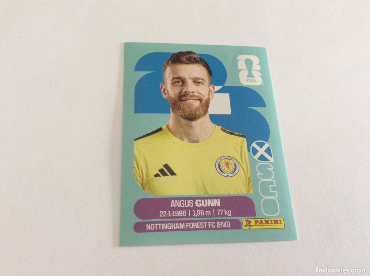 Cromos de Futebol: SCO2 SCO 2 Angus Gunn Escocia Sticker Cromo FIFA World Cup 2026 26 Panini Mundial
