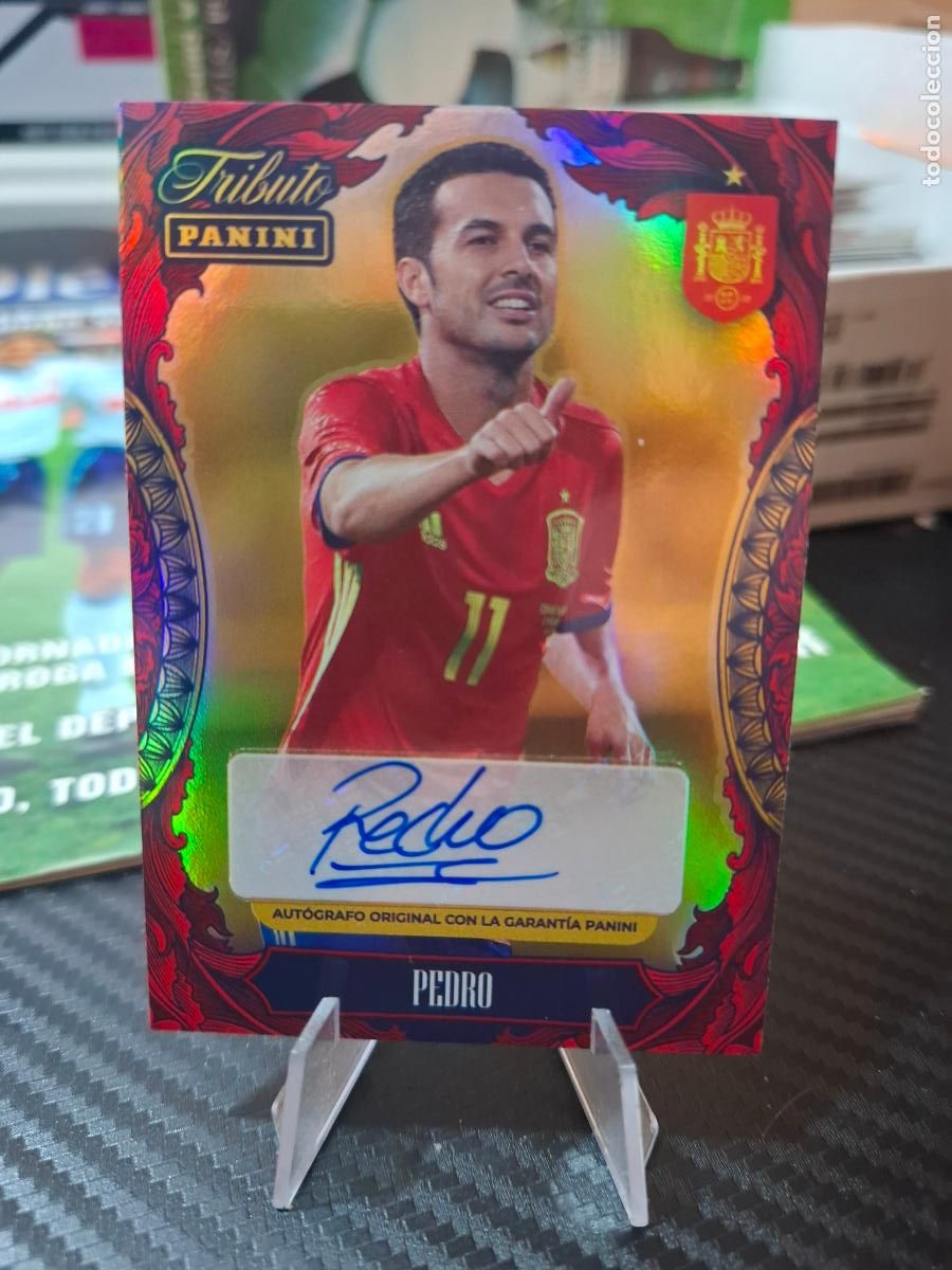 Cromos de Futebol: PEDRO AUTOGRAFO ORIGINAL FIRMA TRIBUTO SELECCION ESPA&Ntilde;OLA 2010 2026 MUNDIAL ESPA&Ntilde;A