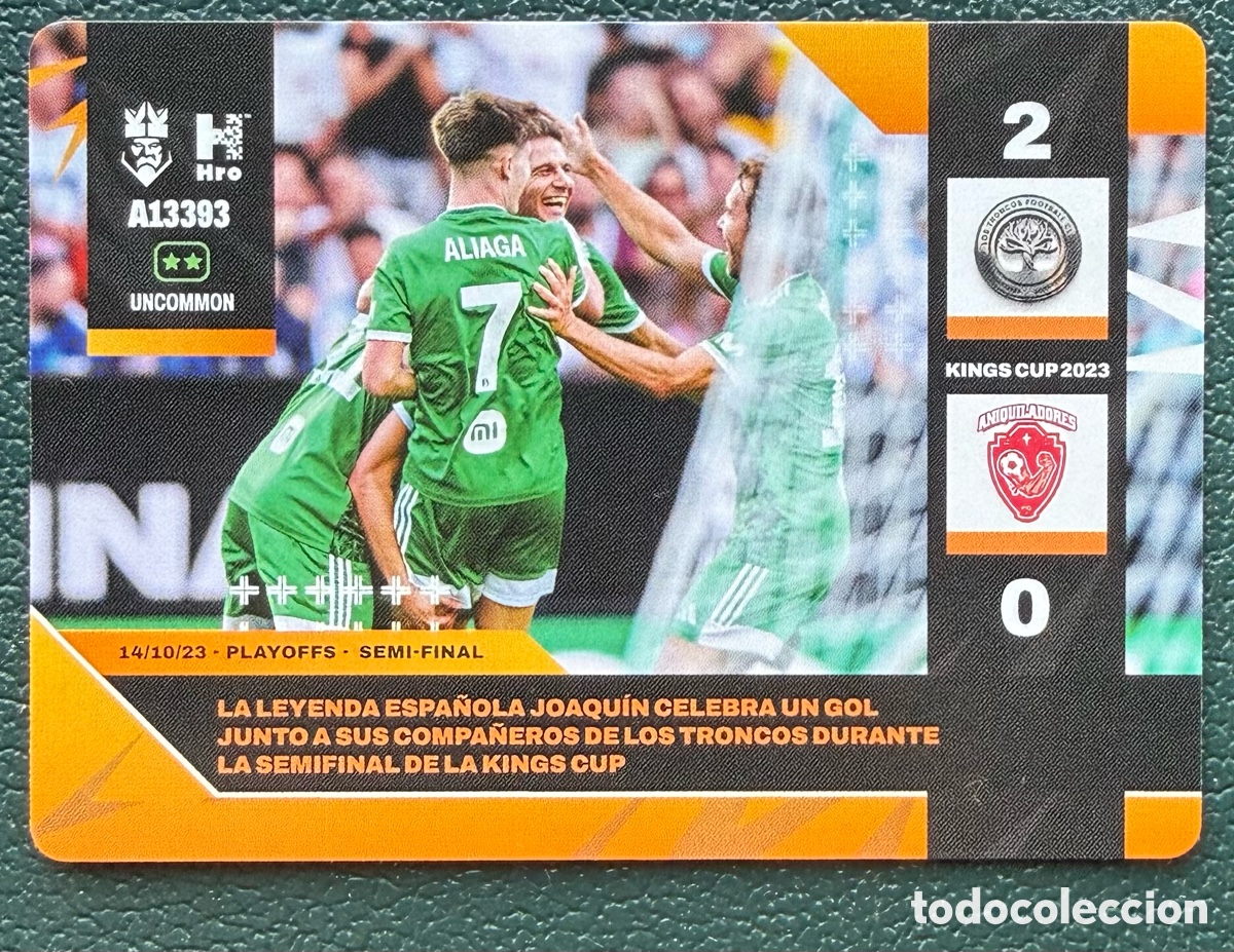 Cartes &agrave; collectionner de Football: A13393 JOAQUIN LOS TRONCOS FC MOMENTOS CLAVE FICHA ALBUM KINGS LEAGUE INFOJOBS 2024 KOLEX