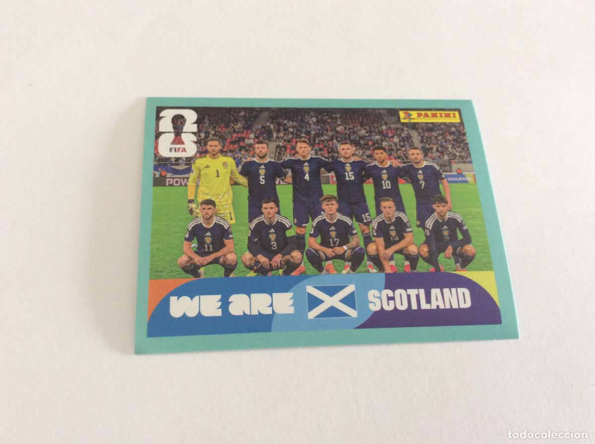 Cromos de f&uacute;tbol: SCO13 SCO 13 Equipo Escocia Sticker Cromo FIFA World Cup 2026 26 Panini Mundial