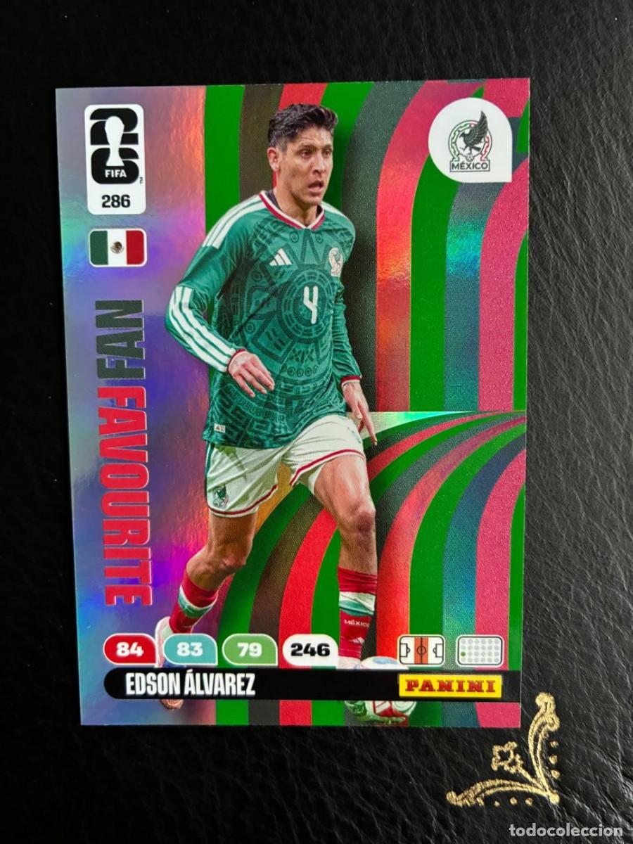 Cromos de f&uacute;tbol: 286 EDSON ALVAREZ FAN FAVOURITE M&Eacute;XICO FIFA WORLD CUP ADRENALYN MUNDIAL 2026 26 PANINI