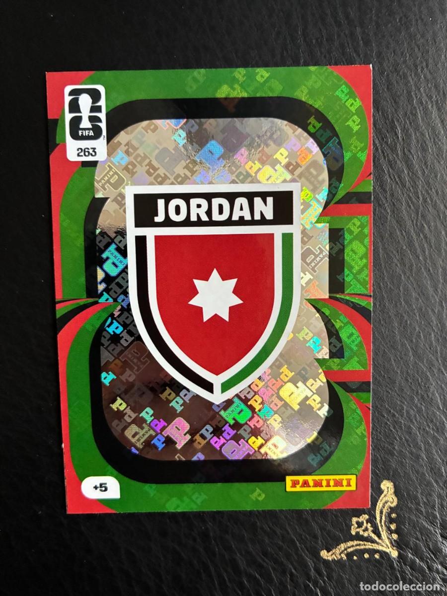 Cromos de f&uacute;tbol: 263 ESCUDO JORDANIA FIFA WORLD CUP ADRENALYN MUNDIAL 2026 26 PANINI