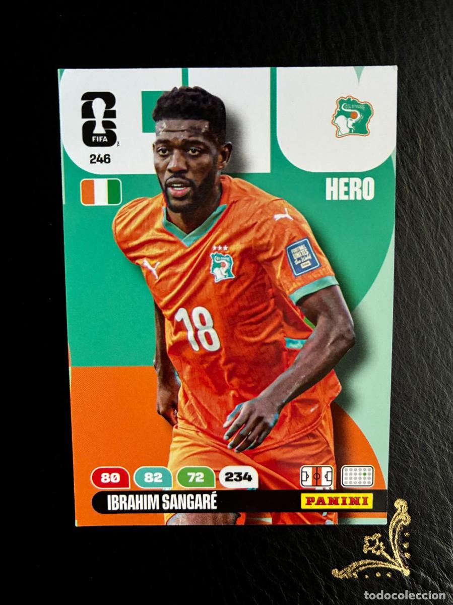 Cromos de f&uacute;tbol: 246 IBRAHIM SANGAR&Eacute; COSTA DE MARFIL FIFA WORLD CUP ADRENALYN MUNDIAL 2026 26 PANINI