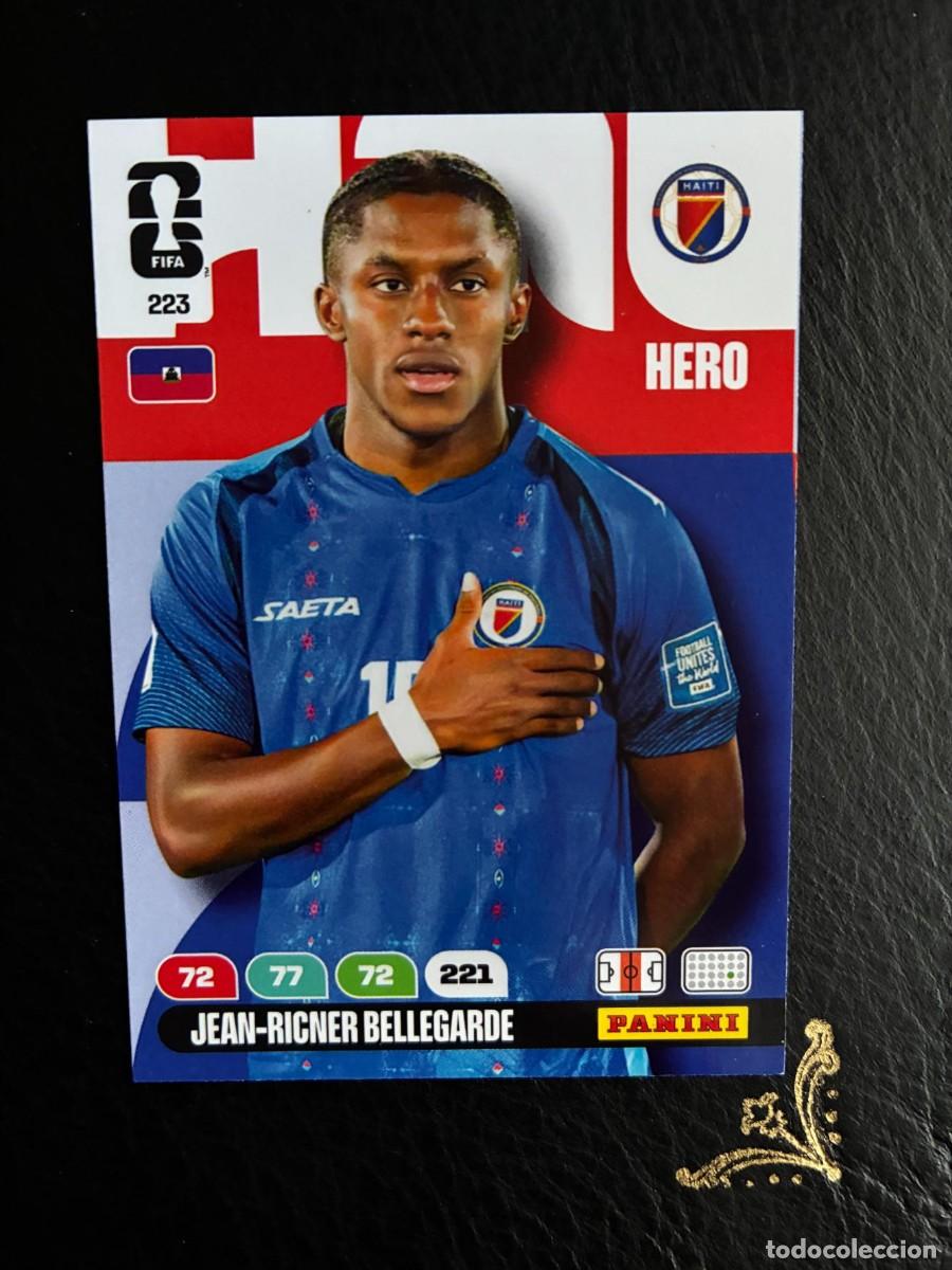 Cromos de f&uacute;tbol: 223 JEAN RICNER BELLEGARDE HAITI FIFA WORLD CUP ADRENALYN MUNDIAL 2026 26 PANINI