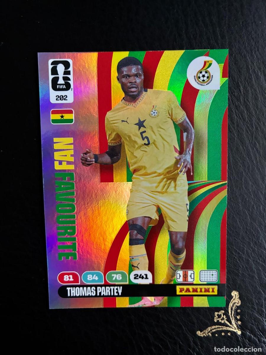 Cromos de f&uacute;tbol: 202 THOMAS PARTEY FAN FAVOURITE GHANA FIFA WORLD CUP ADRENALYN MUNDIAL 2026 26 PANINI