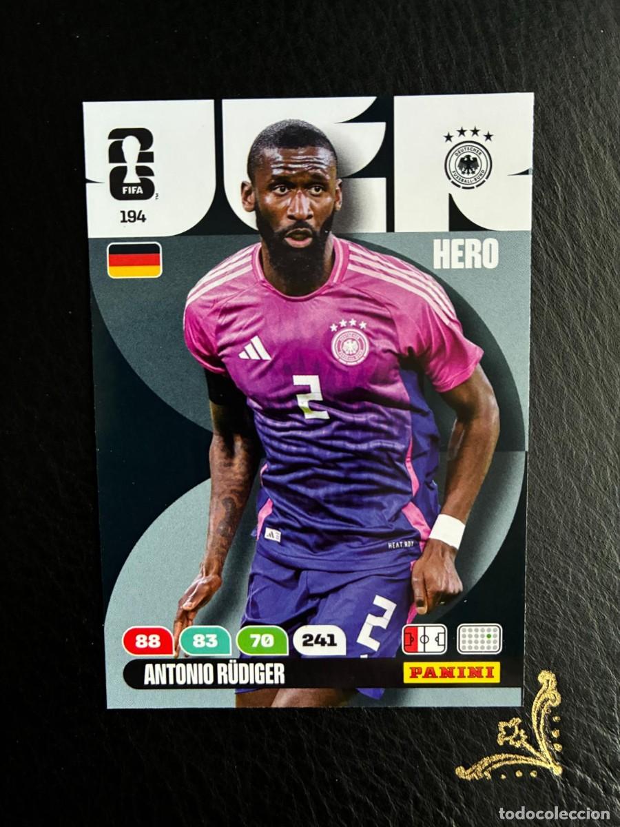 Cromos de f&uacute;tbol: 194 ANTONIO RUDIGER ALEMANIA FIFA WORLD CUP ADRENALYN MUNDIAL 2026 26 PANINI
