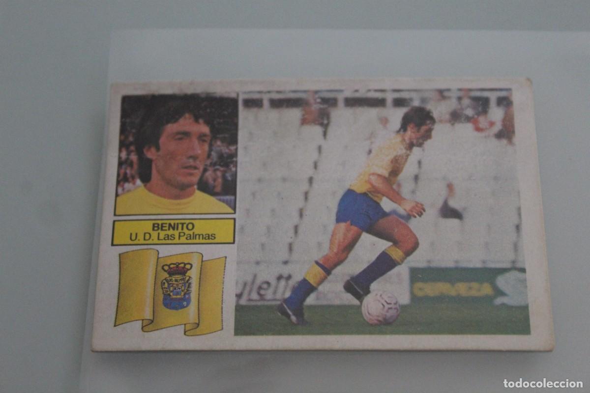Cromos de f&uacute;tbol: ESTE 82 83 BENITO RECUPERADO DE &Aacute;LBUM