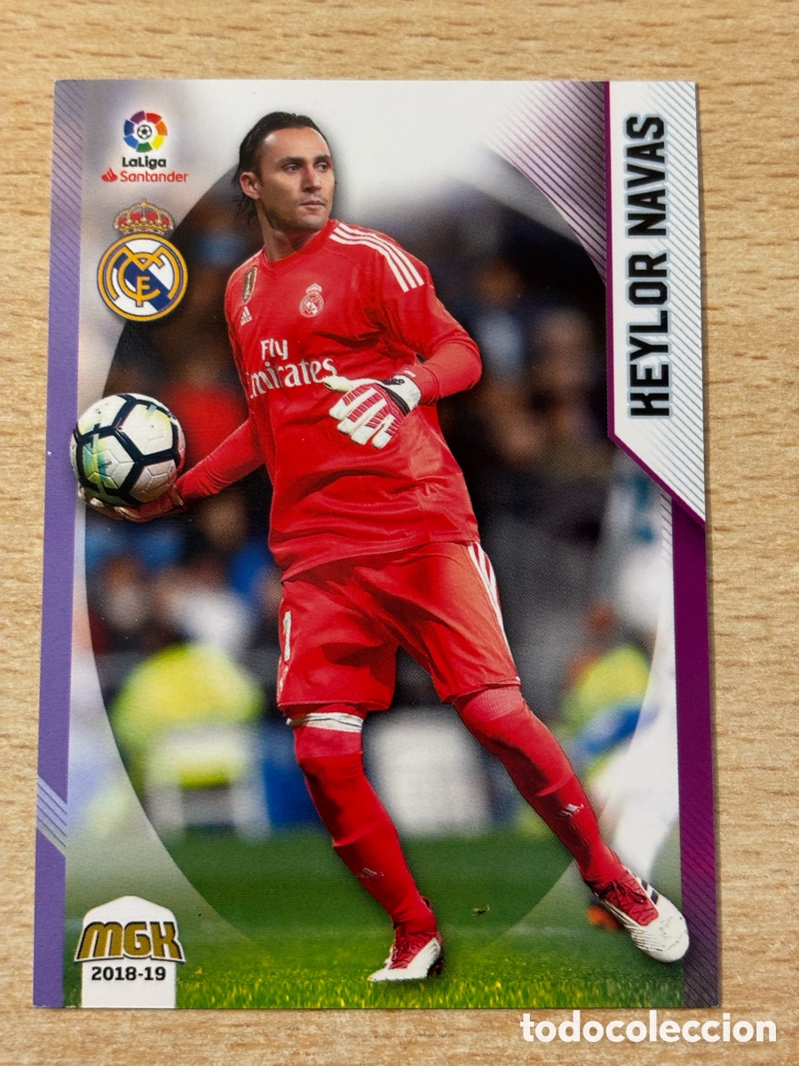 Cromos de f&uacute;tbol: # 353 Keylor Navas Real Madrid Megacracks 2018-19