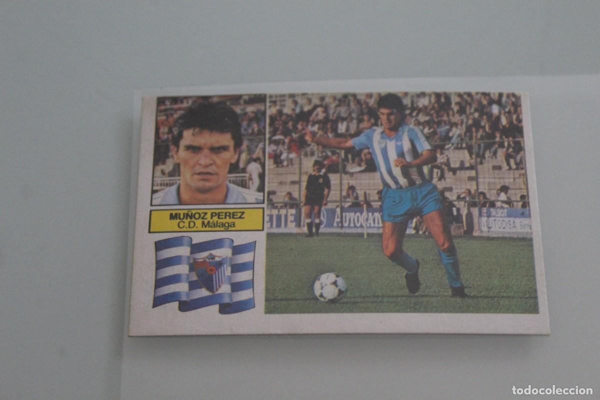 Cromos de f&uacute;tbol: ESTE 82 83 MU&Ntilde;&Oacute;Z P&Eacute;REZ RECUPERADO DE &Aacute;LBUM