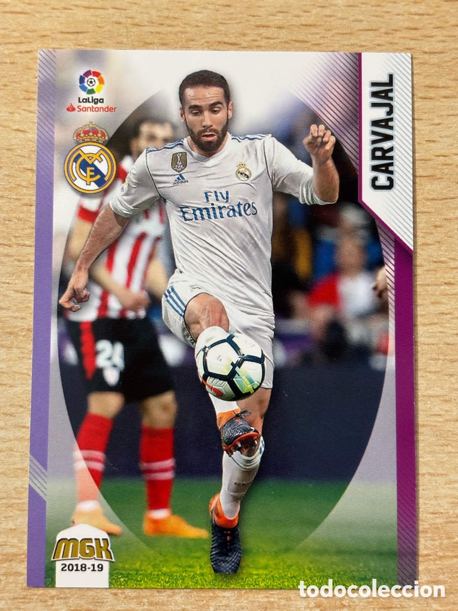 Cromos de f&uacute;tbol: # 355 Carvajal Real Madrid Megacracks 2018-19