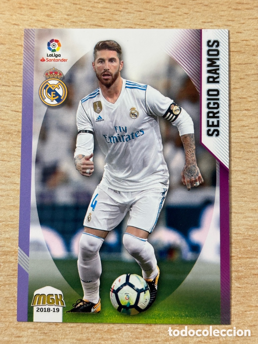 Cromos de f&uacute;tbol: # 358 Sergio Ramos Real Madrid Megacracks 2018-19